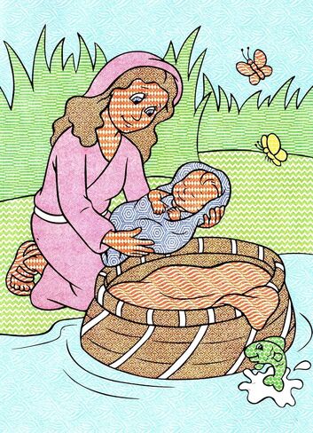 A Paint with Water - Book from the Bible Moses, Noah&The Ark, Creation, Joseph - Just Add Water - Coloring Books (Set of 4 Books) in Saudi Arabia