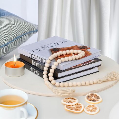 Decorative Book for Home Decor – Sugar, Honey & Cinnamon Decorative Book Set – Neutral Faux Hardcover Books for Kitchen, Coffee Table, Living Room, Shelf Styling – Blank Interior – Set of 3 in Saudi Arabia