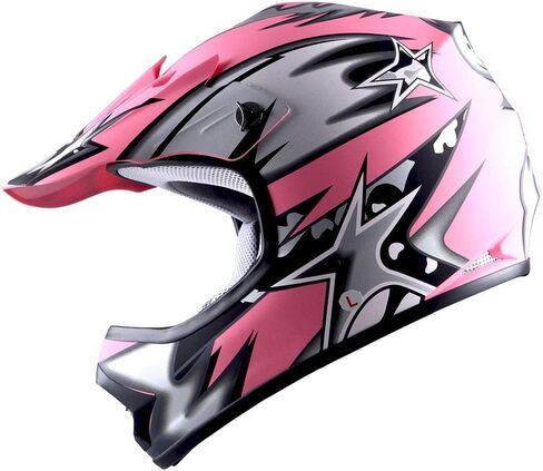خوذة WOW للشباب موتوكروس MX BMX خوذة دراجة سبايدر أسود + نظارات + حزمة قفازات هيكل عظمي أسود in Kuwait