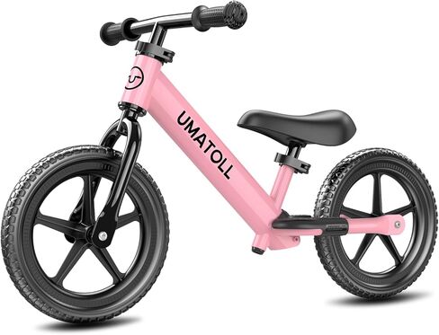 Umatoll Toddler Balance Bike for 2-5 Year Old, Adjustable Kids Toy Bicycle, Gift for Ages 2-3 Girls Boys in Saudi Arabia