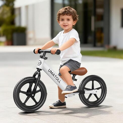 Umatoll Toddler Balance Bike for 2-5 Year Old, Adjustable Kids Toy Bicycle, Gift for Ages 2-3 Girls Boys in Saudi Arabia