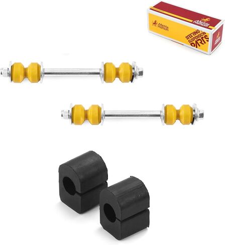 Metrix Premium Chassis Parts - 4 PC Front Sway Bar Stabilizer End Link & Stabilizer Bar Bushing Kit GDX Fits 54-56 Buick Roadmaster, 58-64 Chevrolet Bel Air, 59-64 Impala, K5254, K5227, Made in Europe in Saudi Arabia
