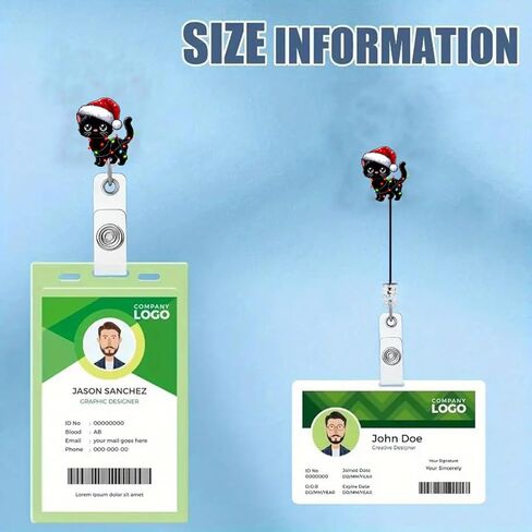 Christmas Funny Goose Badge Reel Nurse Nursing Badge Clip Cuff’ Em Colored Lights Xmas Retractable Clip Christmas Badge Holder for RN CNA LPN Medical Worker |with 24" Durable Nylon in Saudi Arabia