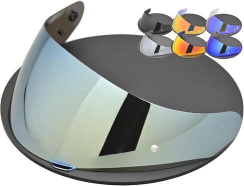 Compatible with HJC C91 Visor Replacement HJ-17 Face Shield Motorcycle Helmet Visors C90, C91, C91N,CL-MAX 2, IS-MAX BT, SY-MAX 3, IS-MAX 2, CL-MAX 3 (Clear Revo Blue) in Saudi Arabia