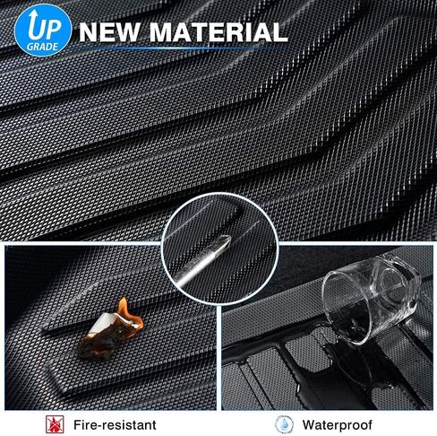 KUST Floor Mats for Tesla Model S Accessories 2012-2024 (Not for Model S Plaid/Long Range) Custom Fit Floor Liner for Model S 1st & 2nd Row Liners Black Non-Slip in Saudi Arabia