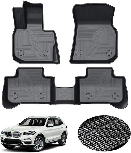 KUST Floor Mats for Tesla Model S Accessories 2012-2024 (Not for Model S Plaid/Long Range) Custom Fit Floor Liner for Model S 1st & 2nd Row Liners Black Non-Slip in Saudi Arabia