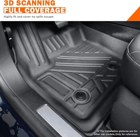 KUST Floor Mats for Tesla Model S Accessories 2012-2024 (Not for Model S Plaid/Long Range) Custom Fit Floor Liner for Model S 1st & 2nd Row Liners Black Non-Slip in Saudi Arabia