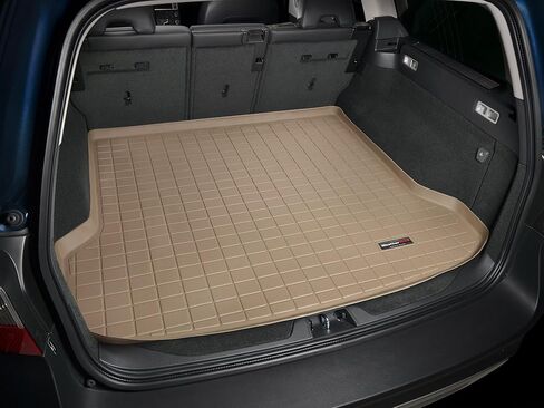 Weathertech بطانة صندوق السيارة لسيارة فولفو XC70، V70 خلف الصف الثاني (41403)، أسمر ضارب للصفرة in Saudi Arabia