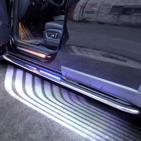 قطعتان من لوحات الجري LED لبورشه كايين 2018-2025 - خطوات جانبية متينة من الألومنيوم مع تأثيرات ضوئية ديناميكية وتصميم مرئي رائع - هيكل مقاوم للطقس in Kuwait