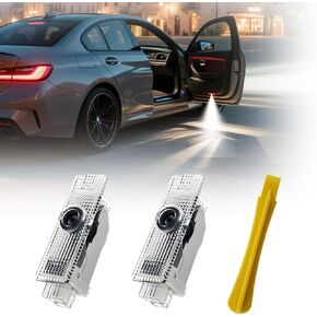 4pcs Car Door Lights Logo Projector,Upgrade HD LED Car Welcome Lights Compatible with1/3/4/5/6/7/x1/x2/x3/x4/x5/x6/x7/M/Series Accessories,Dual Plug Puddle Lights Ghost Shadow Light in Saudi Arabia