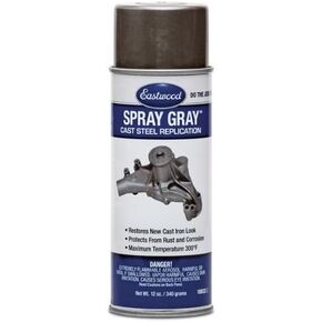 Eastwood Acrylic Spray Gray Detail Lacquer Anti Corrosion Cast Iron Look Paint Aerosol 12 Oz | 2 Pack in Saudi Arabia