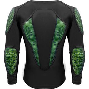 Motorcycle Shirt, Armor Mesh Moto Riding Jacket for Men and Women, Sweat Wicking and Breathable, Pads Shirt Back Chest Shoulder Elbow Protective Gear (L) in Saudi Arabia