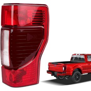 ضوء الذيل متوافق مع 2020-2022 Ford F250 F350 نوع هالوجين فائق التحمل مع نقطة عمياء (الوحدة غير متضمنة) مجموعة إشارة مصباح الفرامل الخلفية مع مصابيح استبدال LC3Z13404A FO2801279 (الجانب الأيمن) in Kuwait