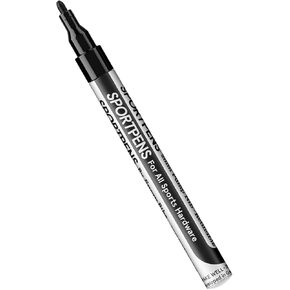 SportPens Paint Pen for Bikes & Sports Equipment | Multi-Use Permanent Paint Markers for Metal, Plastic, Leather & Synthetic Materials | Black in Saudi Arabia