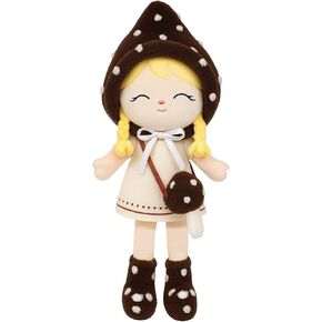 Soft Baby Doll Toys (16'') Baby Rag Doll for Girls Birthday Cuddly Plush Toys for Toddler Kids (Mushroom Girl) in Saudi Arabia