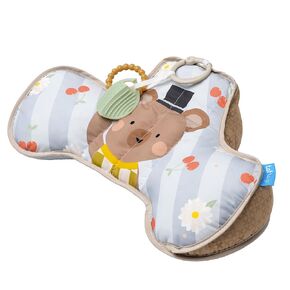Taf Toys Tummy Time Support, 2-Stage Baby Toy for Newborns 0-6M, Crinkle Toy & U-Shape Design, Strengthens Neck/Back Muscles, Comfortable Baby Essentials & Must-Haves Montessori Toy for Infant Newborn in Saudi Arabia