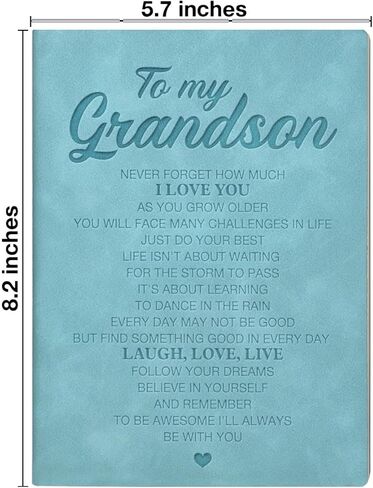 Grandson Gifts Notebook Writing I Love You Journal Gifts for Grandson Birthday Graduation Christmas in Saudi Arabia