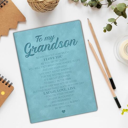Grandson Gifts Notebook Writing I Love You Journal Gifts for Grandson Birthday Graduation Christmas in Saudi Arabia