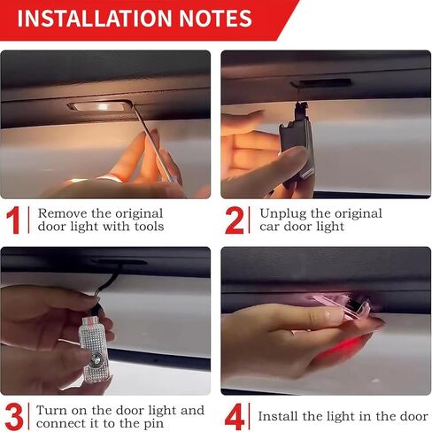 4pcs Car Door Lights Logo Projector,Upgrade HD LED Car Welcome Lights Compatible with1/3/4/5/6/7/x1/x2/x3/x4/x5/x6/x7/M/Series Accessories,Dual Plug Puddle Lights Ghost Shadow Light in Saudi Arabia