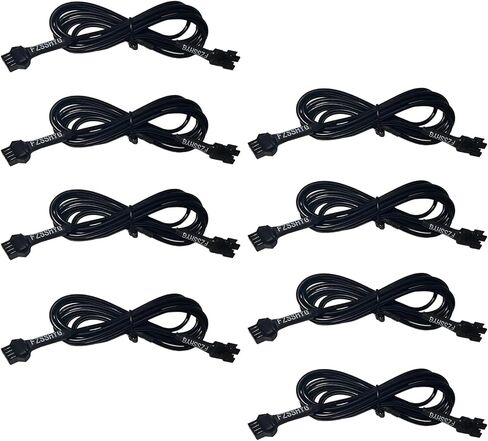 4Pcs 60in Extension Cords RGB 5 Feet Extension Cables for Rock Lights Motorcycle LED Light Kit Underglow Neon Accent Light Strips in Saudi Arabia