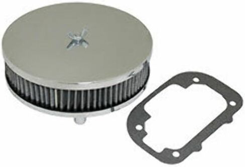 EMPI Bug 6-3/8" Chrome Air Cleaner Fits Weber Dgv Dgav Dgev 38 Egas 17-2981 in Saudi Arabia