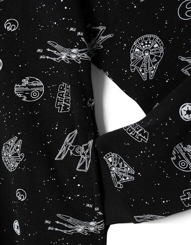 STAR WARS R2-D2 C-3PO Boys Fleece Pullover Hoodie Light Blue in Kuwait