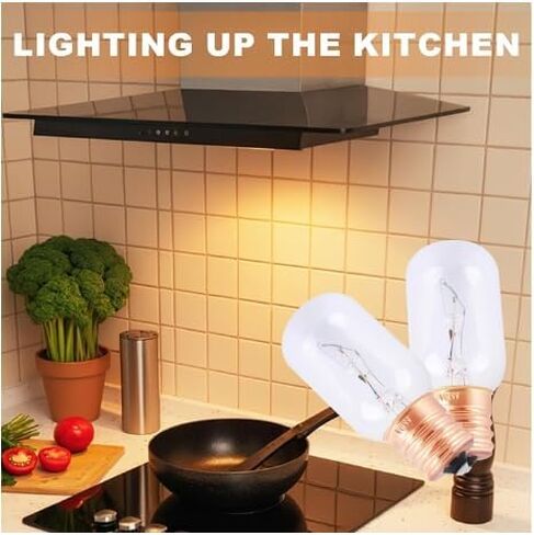 Wadoy Microwave Light Bulb Compatible with LG, Frigidaire, Kenmore Range Microwave, 6912W1Z004B 125V 30W Bulb, Appliance Light Bulb in Kuwait