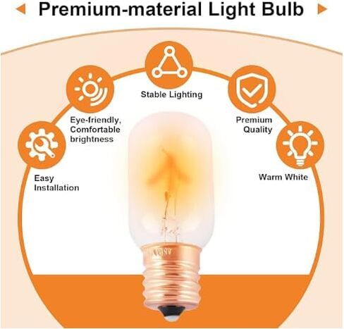 Wadoy Microwave Light Bulb Compatible with LG, Frigidaire, Kenmore Range Microwave, 6912W1Z004B 125V 30W Bulb, Appliance Light Bulb in Kuwait