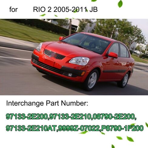فلتر مكيف هواء السيارة لكيا ريو 2 2005 ~ 2011JB 97133-2E200، استبدال فلتر الهواء لمقصورة الكربون المنشط ملحقات السيارة in Saudi Arabia