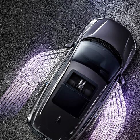 2Pcs LED Running Boards for Range Rover Evoque 2020-2025 - Durable Aluminum Side Steps with Light Effects and Cool Visual Design - Weather-Resistant Construction in Saudi Arabia