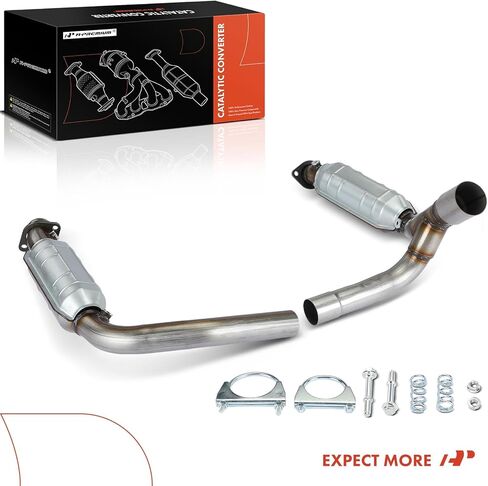 A-Premium Catalytic Converter Kit Direct-Fit Compatible with Dodge Ram 1500 2006 2007, 5.7L, E.P.A. Compliant in Saudi Arabia