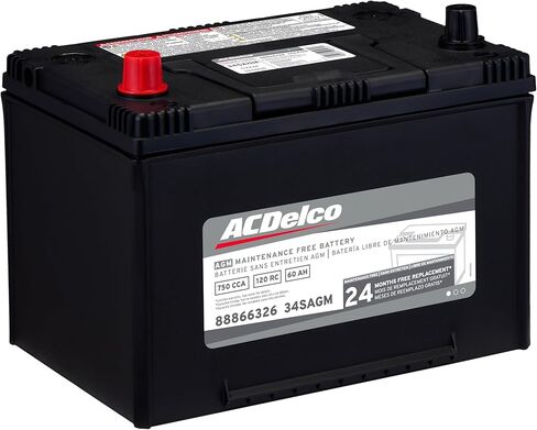 ACDelco Silver 34SAGM (88866326) 24 Month Warranty AGM BCI Group 34 Battery in Saudi Arabia