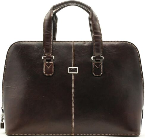 Tony Perotti Italian Leather Womens Fashion Zip-Around Top Handle Laptop Business Shoulder Tote Brief Bag in Saudi Arabia