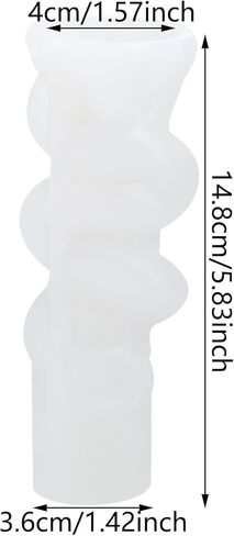 Snake Pillar Candle Mold Snake Winding Column Silicone Candle Molds for Candle Making Resin Casting Candle Home Decorate Aromatherapy Candles Gypsum Clay Craft in Saudi Arabia