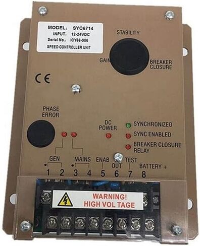 SYC6714 Speed Governor Control Unit Generator Electronic Controller Module in Saudi Arabia