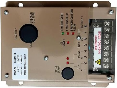 SYC6714 Speed Governor Control Unit Generator Electronic Controller Module in Saudi Arabia