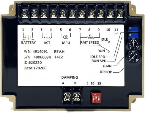 EFC4914091 Speed Control Unit Governor 4914091 for 350KW-1000KW Genset in Saudi Arabia