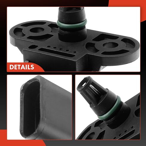 A-Premium Manifold Absolute Pressure Map Sensor Compatible with Audi A7 A8 Quattro Q5 Q7 RS5 S5 SQ5 Volkswagen Beetle Golf Jetta Passat Rabbit in Saudi Arabia