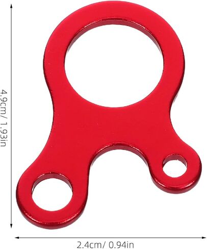BESPORTBLE 18pcs Aluminum Alloy Guyline Cord Adjuster Tent Tensioners Rope Adjusters Guyline Tensioner Wind Rope Fastener Outdoor Cord Tightener Red in Saudi Arabia