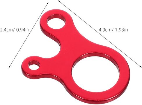 BESPORTBLE 18pcs Aluminum Alloy Guyline Cord Adjuster Tent Tensioners Rope Adjusters Guyline Tensioner Wind Rope Fastener Outdoor Cord Tightener Red in Saudi Arabia