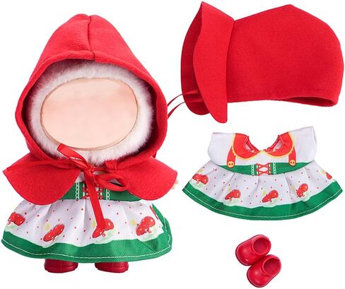 LECOYOYO Christmas Clothes for Labubu 17cm Dolls, Dolls Outfit for Labubu with Accessories Stylish Dress Up Set for LA BUBU in Kuwait