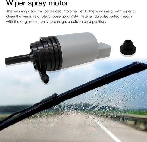Windshield Washer Pump Fit for BMW 535i 2008-2010 Repl.# 67127302589, 67126934159 in Saudi Arabia