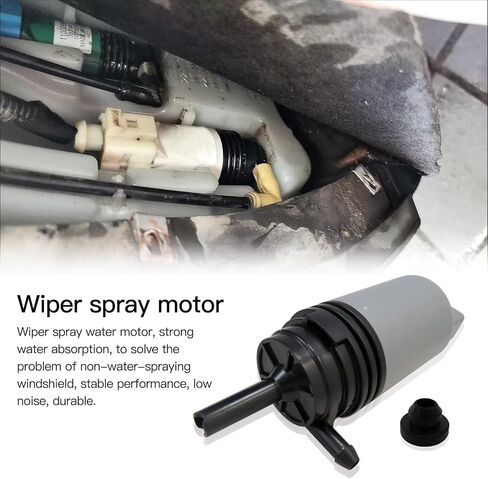 Windshield Washer Pump Fit for BMW 535i 2008-2010 Repl.# 67127302589, 67126934159 in Saudi Arabia