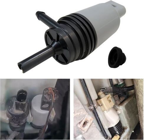 Windshield Washer Pump Fit for BMW 535i 2008-2010 Repl.# 67127302589, 67126934159 in Saudi Arabia