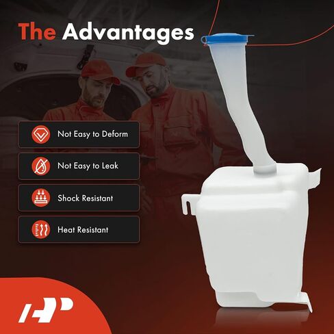 A-Premium Windshield Washer Reservoir Compatible with Select Nissan & Infiniti Models - Maxima 1995-2003, I30 1996-2001, I35 2002-2004, with (Cap/Washer Pump/Hose/Filler Neck/Bracket) in Saudi Arabia