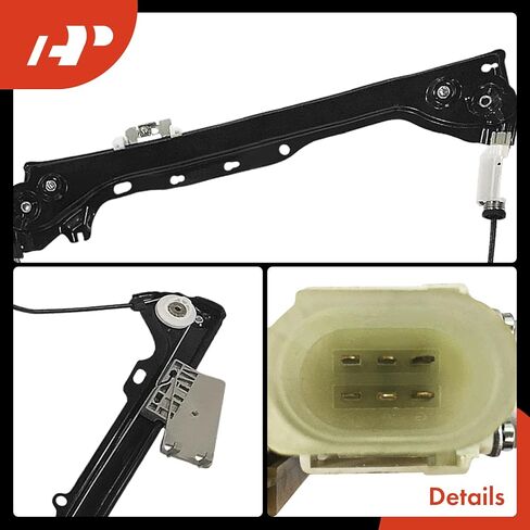 A-Premium Front Left Driver Side Electric Power Window Regulator with Motor Compatible with BMW 328i 2007-2013, 335i 2007-2013, 328i 335i xDrive 2009-2013, 335is 2011-2013, 328xi, 335xi, M3 in Saudi Arabia