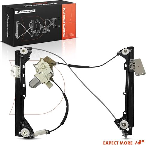 A-Premium Front Left Driver Side Electric Power Window Regulator with Motor Compatible with BMW 328i 2007-2013, 335i 2007-2013, 328i 335i xDrive 2009-2013, 335is 2011-2013, 328xi, 335xi, M3 in Saudi Arabia