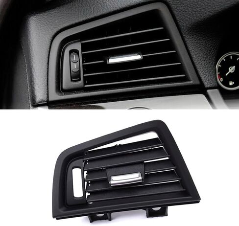 Rear Console Air Vent Outlet Cover, Interior Air Conditioning Grille AC Vent Panel Trim Accessories Replacement For BMW 5 Series F10 F11 F18 520i 523i 525i 528i 535i (Rear with Holes) in Saudi Arabia