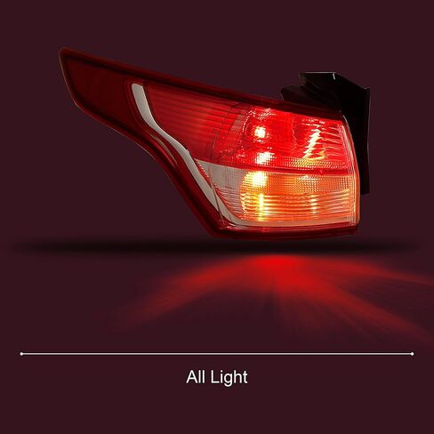 مجموعة مصابيح خلفية LED خارجية للضوء الخلفي متوافقة مع مصابيح خلفية Escape 2020 2021 2022 استبدال: LJ6Z13404E (جانب الركاب الأيمن للهروب) in Kuwait