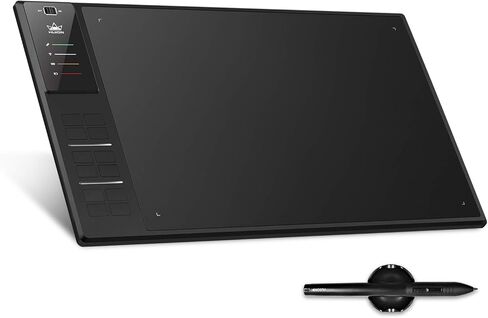 HUION Inspiroy Giano G930L Wireless Graphics Drawing Tablet with Smart Mini LCD Screen and PW517 8192 Levels Pressure Battery-Free Stylus, 13.6 inches Bluetooth Digital Pen Tablet in Saudi Arabia